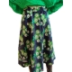 Jupe navy Fleurs Brodées vert Georgette Hulk G1HL Essentiel Antwerp Femme boutique tendance strasbourg france shopping 