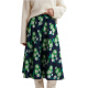 Jupe navy Fleurs Brodées vert Georgette Hulk G1HL Essentiel Antwerp Femme boutique tendance strasbourg france shopping 