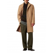 Manteau Camel intérieur bayadère double face M1R 140Z N02485 64 Paul Smith Homme Boutique strasbourg online coat vêtement