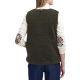 Gilet sans manche Dulsie bouclette Préssions Olive LLI0016 OL51 Barbour Femme Boutique Strasbourg vêtement veste