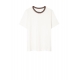 T-shirt blanc print iris bleu W1R 059VB N00084 01 Paul Smith Femme Strasbourg Boutique Online Mode