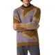 Pull patch jaune mauve M1R 923Y N02512 10 Paul Smith Homme Boutique Strasbourg vêtement mode fashion man