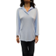 Tunique polo bleu ciel manches 3-4 RRD Roberto Ricci Design Femme 24800 64