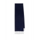 Echarpe unie Cachemire Navy M1A 150K N163 47 Paul Smith Homme Femme Boutique Strasbourg FRance Accessoire