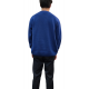 Pull col rond Laine Mérinos sup Bleu roi Thomas 622 429 8643 Montagut Homme Strasbourg Boutique Online Mode vêtement