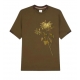 T-shirt vert Brodé Fleur M1R 128Z NP4741 34 Paul Smith Homme boutique strasbourg vêtement