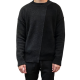 Pull patch Gris Noir col rond mérinos Yack Isabel Benenato homme UK10 0180 Strasbourg boutique online mode vêtement