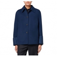 Caban court Navy Bayadère intérieur W1R 267C N02485 49 Paul Smith Femme Boutique Strasbourg Vêtement mode coat