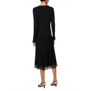 Robe longue maille noir Dentelles haut et bas W1R 498N N11054 79 Paul Smith Femme Alsace Strasbourg Boutique Online 