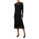 Robe longue maille noir Dentelles haut et bas W1R 498N N11054 79 Paul Smith Femme Alsace Strasbourg Boutique Online 