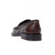 Moccassins cuir vieux rose brun et effet python brun Toluca W1S TOL02 NLEA 69 Paul Smith Femme Boutique Strasbourg shoes