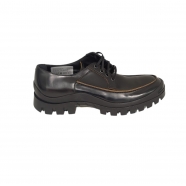 Chaussures Noire semelle Crantée Vibram Lyne M1S LYL02 LNEA 79 Paul Smith Homme Boutique Strasbourg shoes mode