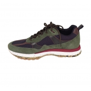 Baskets mesh Navy suède vert filet camouflage Banks M2S BNK03 NSUE 63 Paul Smith Homme Boutique Strasbourg running sneaker