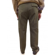 Pantalon Cargo large sergé Vert M1R 125Z N02468 35 Paul Smith Homme Strasbourg Boutique Online Mode Vêtements