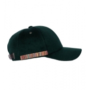 Casquette laineuse Bande Baya côté Vert M1A 987DT N086 38 Paul Smith Homme Femme