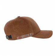 Casquette laineuse Bande Baya côté Camel M1A 987DT N086 66 Paul Smith Homme Femme