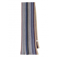 Echarpe Rayée Multico Grise M1A 151F N145 70 Paul Smith Homme boutique Strasbourg scarf femme