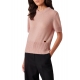 Pull Rose manches courtes Cachemire W1R 475N N11051 60 Paul Smith Femme Boutique Strasbourg Online Mode