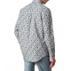 Chemise blanc fleurs feuilles vert M1R 123Z N02519 03 Paul Smith Homme Boutique Strasbourg Online Vêtements Mode 