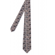 Cravate taupe fleurs bleu M1A 0TIE N02519 55 Paul Smith Homme boutique strasbourg tie