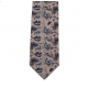 Cravate taupe fleurs bleu M1A 0TIE N02519 55 Paul Smith Homme boutique strasbourg tie