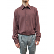 Chemise jersey lie-de-vin M1R 080Z N00086 54 Paul Smith Homme