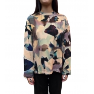 Sweat oversize Print Floral rose mauve long arrière W1R 376V N11030 55 Paul Smith Femme boutique strasbourg vêtement