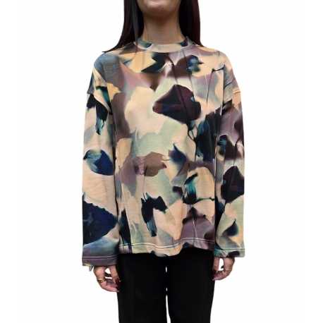 Sweat oversize Print Floral rose mauve long arrière W1R 376V N11030 55 Paul Smith Femme boutique strasbourg vêtement