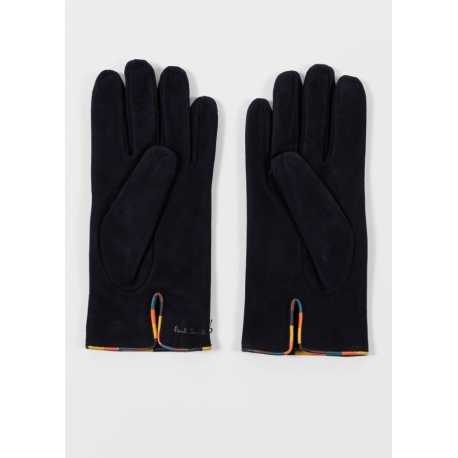 Gants cuir suède navy Bords Baya M1A 415GL N241 47 Paul Smith homme Boutique Strasbourg gloves mode