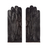 Gants cuir Noir bord baya poignets M1A 028D AG21 79 Paul Smith Homme gloves man strasbourg boutique shop online