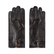 Gants cuir Noir bord baya poignets M1A 028D AG21 79 Paul Smith Homme gloves man strasbourg boutique shop online