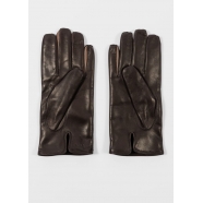 Gants cuir Choco entres doigts Taupe M1A 415GL M251 66 Paul Smith Homme gloves man strasbourg boutique shop online