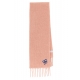  Echarpe unie rose 1 fleur Brodée Bleu W1A 250T N261 20 Paul Smith Homme ou Femme Boutique Scarf strasbourg fashion mode