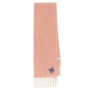  Echarpe unie rose 1 fleur Brodée Bleu W1A 250T N261 20 Paul Smith Homme ou Femme Boutique Scarf strasbourg fashion mode