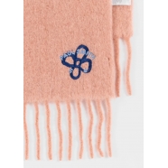  Echarpe unie rose 1 fleur Brodée Bleu W1A 250T N261 20 Paul Smith Homme ou Femme Boutique Scarf strasbourg fashion mode