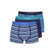 Pack 3 Boxers Rayé Uni Baya Bleu M1A 914 N3PK61 1A Paul Smith Homme boutique Strasbourg