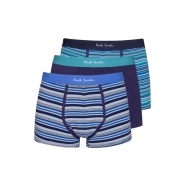 Pack 3 Boxers Rayé Uni Baya Bleu M1A 914 N3PK61 1A Paul Smith Homme