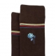 Chaussettes choco Fleur Rose brodée Bleue M1A 380NE N291 66 Paul Smith Homme Boutique Strasbourg Socks shop online