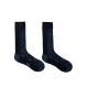 Chaussettes fleurs et bande unie Navy M1A 800MO N254 47 Paul Smith Homme Boutique Strasbourg socks shop online man