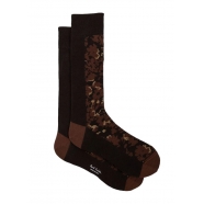 Chaussettes fleurs et bande unie Navy M1A 800MO N254 47 Paul Smith Homme