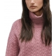 Pull Torsades col boule Rose RRD Roberto Ricci Design Femme 645 41 Strasbourg Boutique Online 