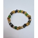 Bracelet élastique verre africain rondelles en pierre de lune LC2425 Catherine Michiels Boutique Strasbourg jewelery 