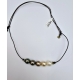 Collier Perlita 5 Perles Ombre avec rondelles de bronze TFW2461 Catherine Michiels Boutique Strasbourg jewelery