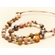 Collier Keniata perles de Tahiti. mer du sud. verre africaines. chaman SS2338 Catherine Michiels Boutique Strasbourg 