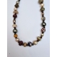 Collier Keniata perles de Tahiti. mer du sud. verre africaines. chaman SS2338 Catherine Michiels Boutique Strasbourg 