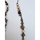 Collier Keniata perles de Tahiti. mer du sud. verre africaines. chaman SS2338 Catherine Michiels Boutique Strasbourg 