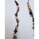 Collier Keniata perles de Tahiti. mer du sud. verre africaines. chaman SS2338 Catherine Michiels Boutique Strasbourg 