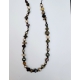 Collier Keniata perles de Tahiti. mer du sud. verre africaines. chaman SS2338 Catherine Michiels Boutique Strasbourg 