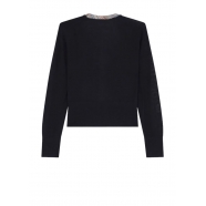 Cardigan Navy ganse et boutons Bayadère W1R 479N N11054 49 Paul Smith Femme Boutique Strasbourg Vêtement shoping mode