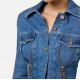 Combinaison denim délavée TJ33I46E3 Elisabetta Franchi Femme Boutique Strasbourg fashion mode online woman vêtement